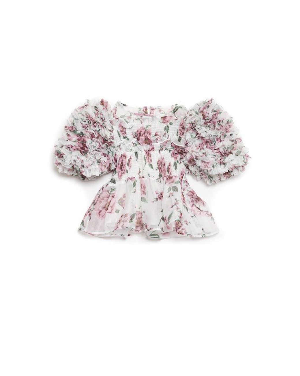 Sister Jane Gray Dream Alma Floral Ruffles Top