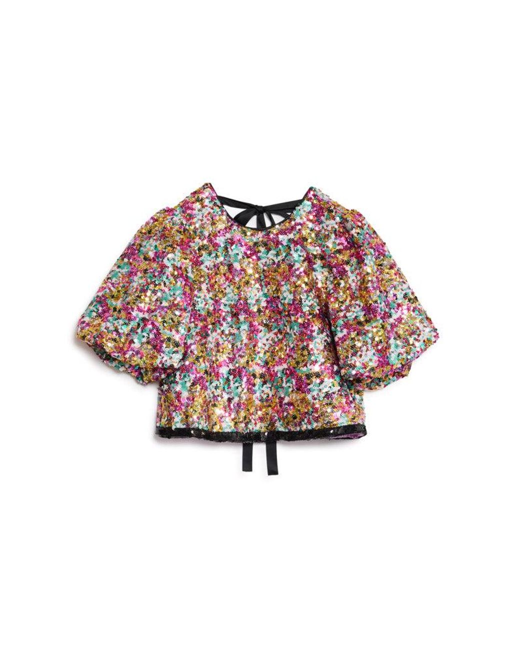 Sister Jane Purple Samantha Sequin Top