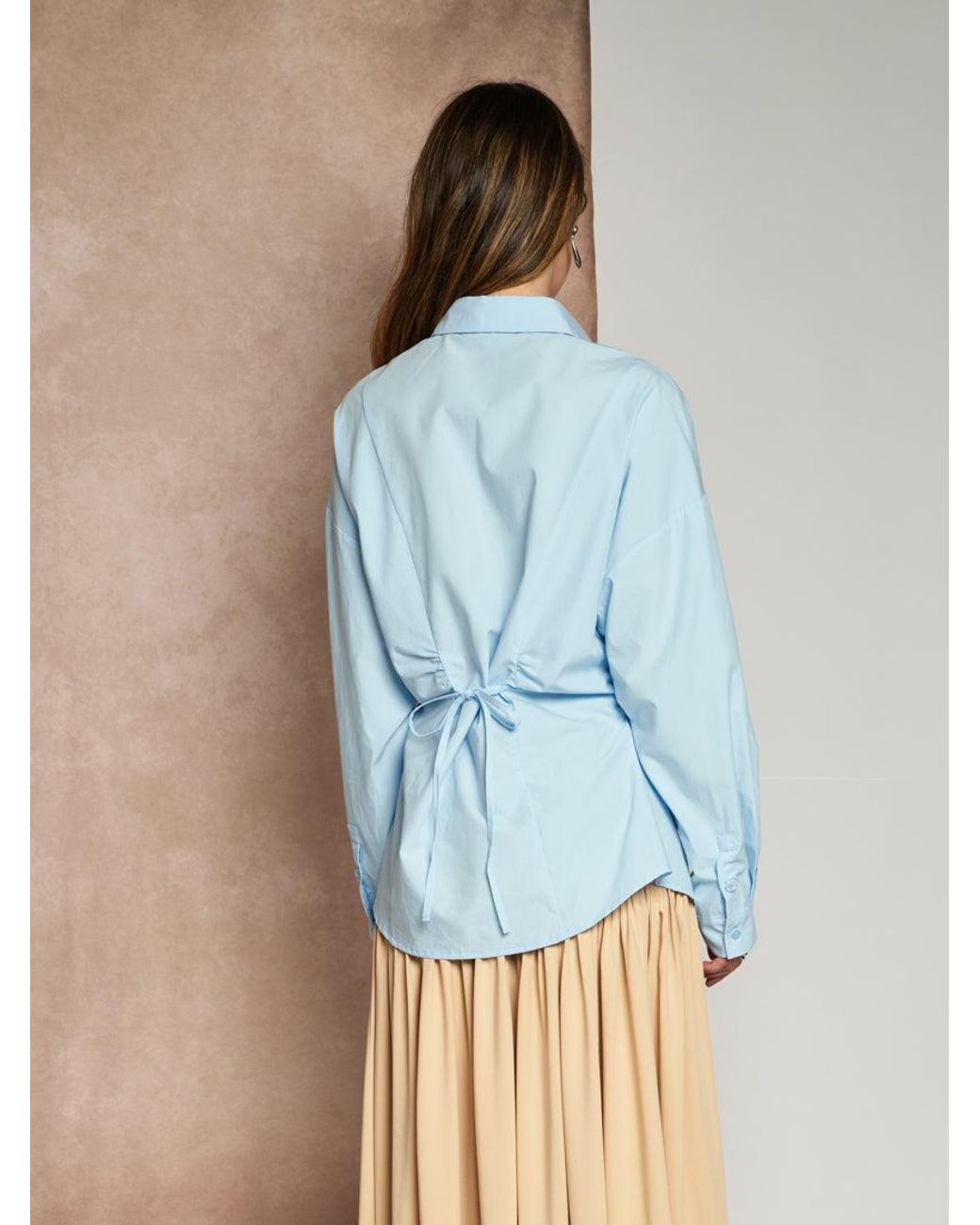 Sister Jane Blue Ghospell Enya Cinched Shirt