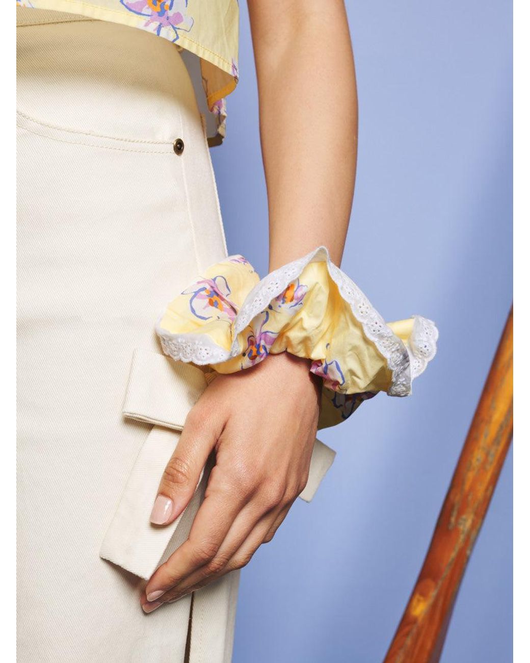 Sister Jane Brown Lake Breeze Scrunchie