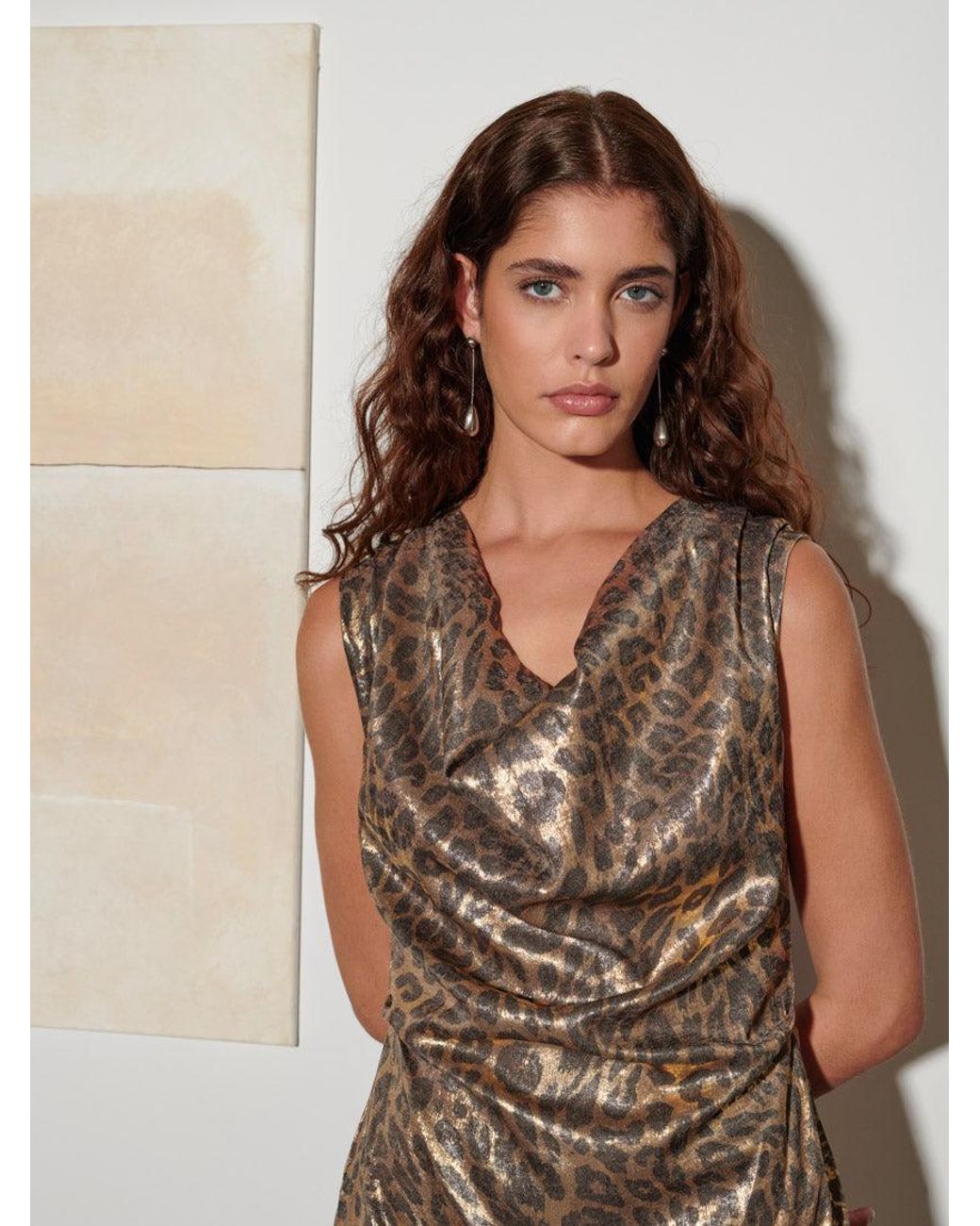 Sister Jane Brown Ghospell Pamela Leopard Mini Dress