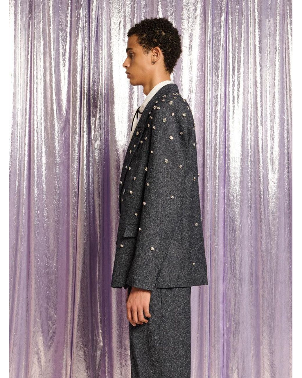 Sister Jane Gray Preston Gem Double Breasted Blazer