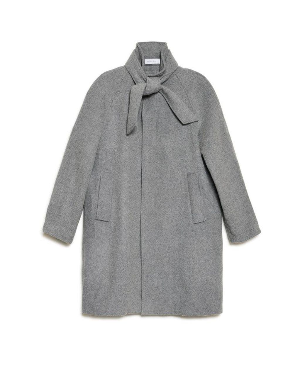Sister Jane Red Morrigan Coat With Neck Tie