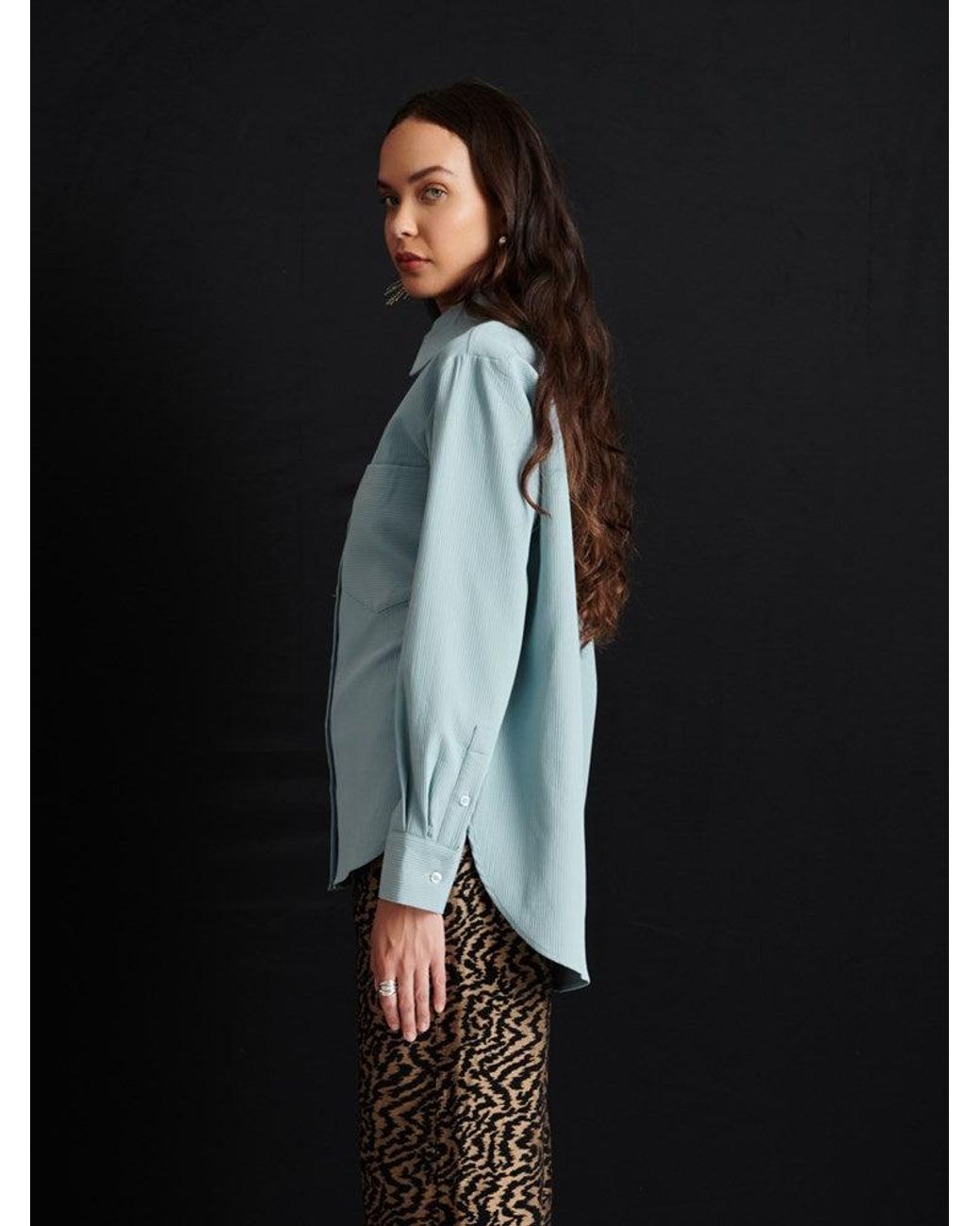 Sister Jane Black Ghospell Cody Oversized Shirt