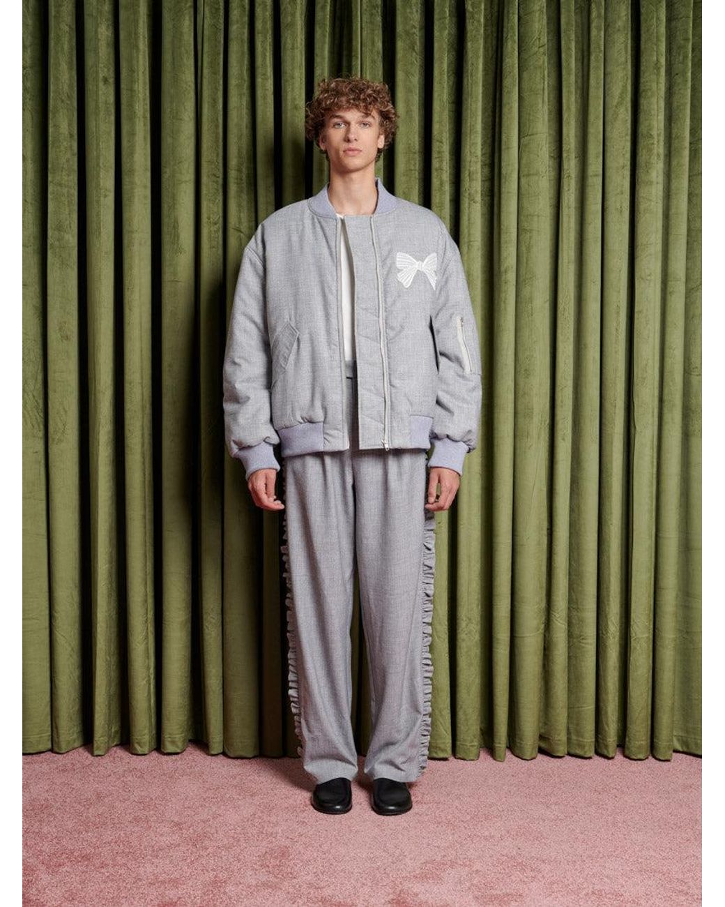 Sister Jane Green Heron Ruffle Trousers