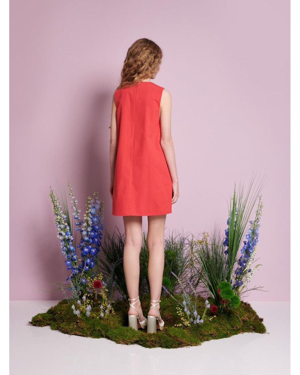 Sister Jane Pink Field Gem Mini Dress