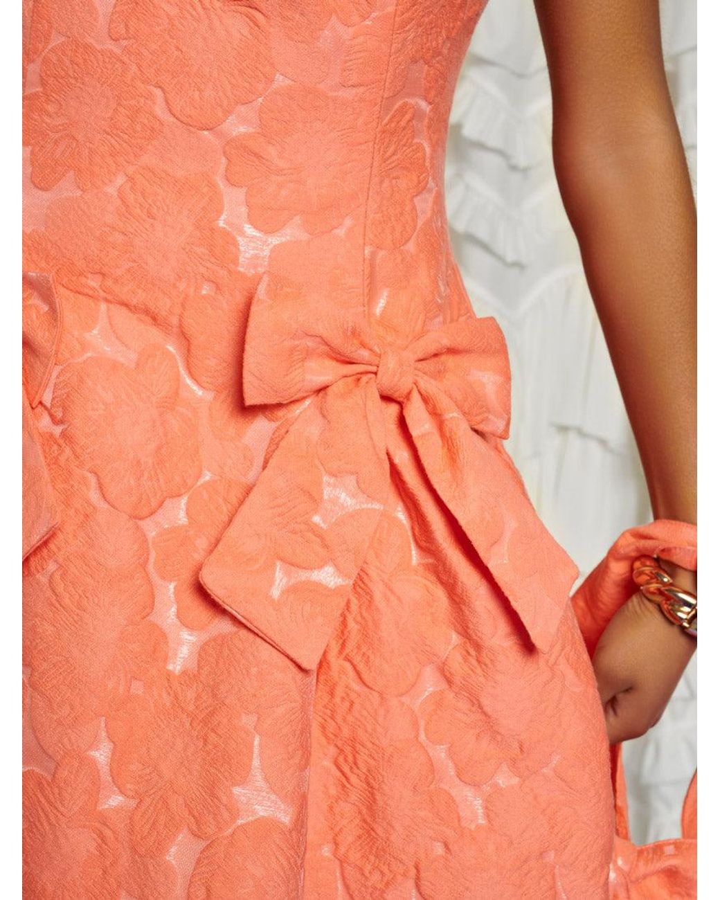 Sister Jane Multicolor Dream Tangerine Jacquard Mini Dress