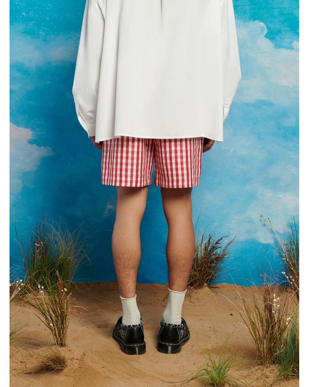 Sister Jane Blue Stables Gingham Shorts