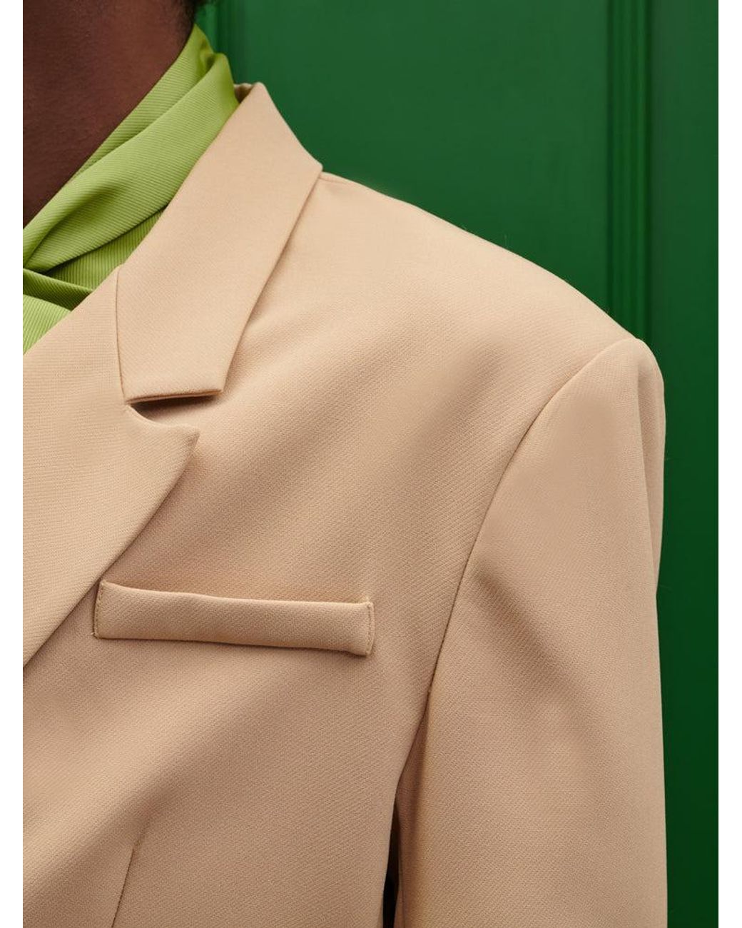 Sister Jane Green Harlow Crepe Double Breasted Blazer