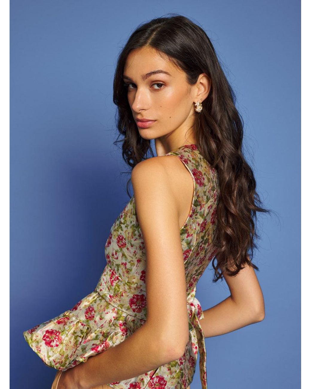 Sister Jane Blue Dream Forest Echo Jacquard Top