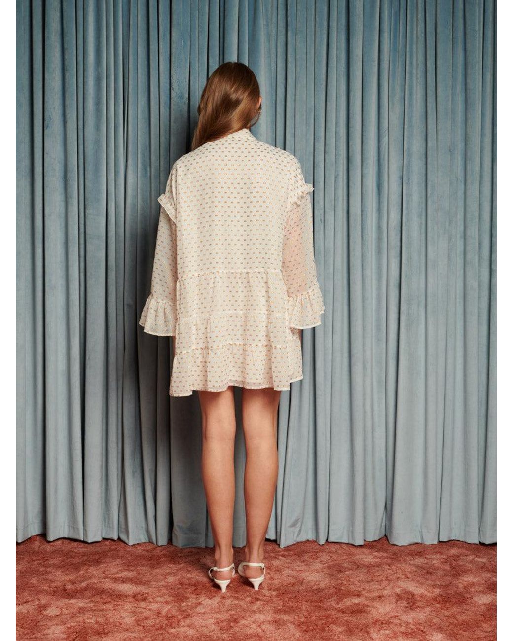 Sister Jane Natural Fanciful Mini Dress