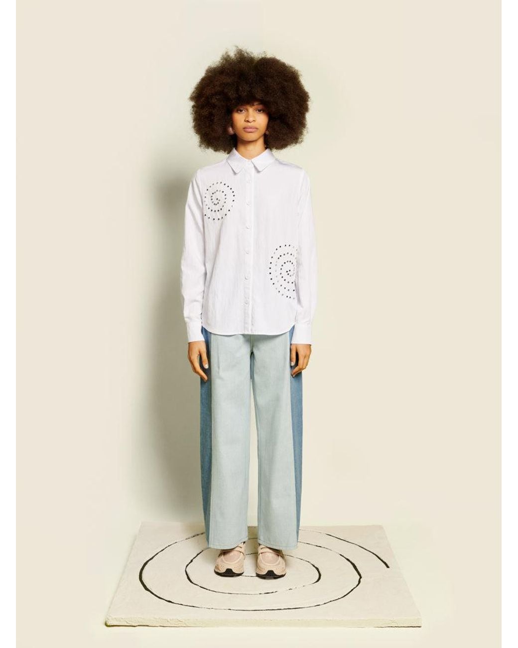 Sister Jane Green Ghospell Brigid Studded Shirt