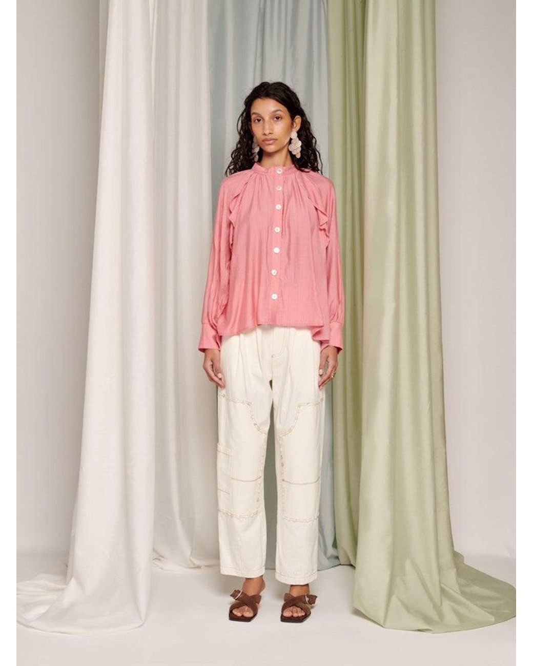 Sister Jane Pink Ghospell Ellery Blouse