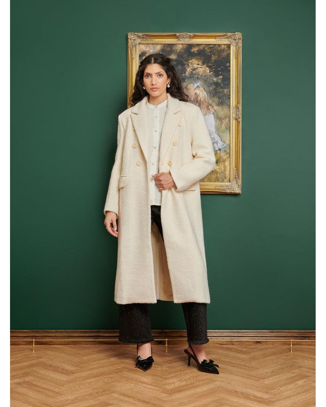 Sister Jane Green Dream Reina Embellished Coat