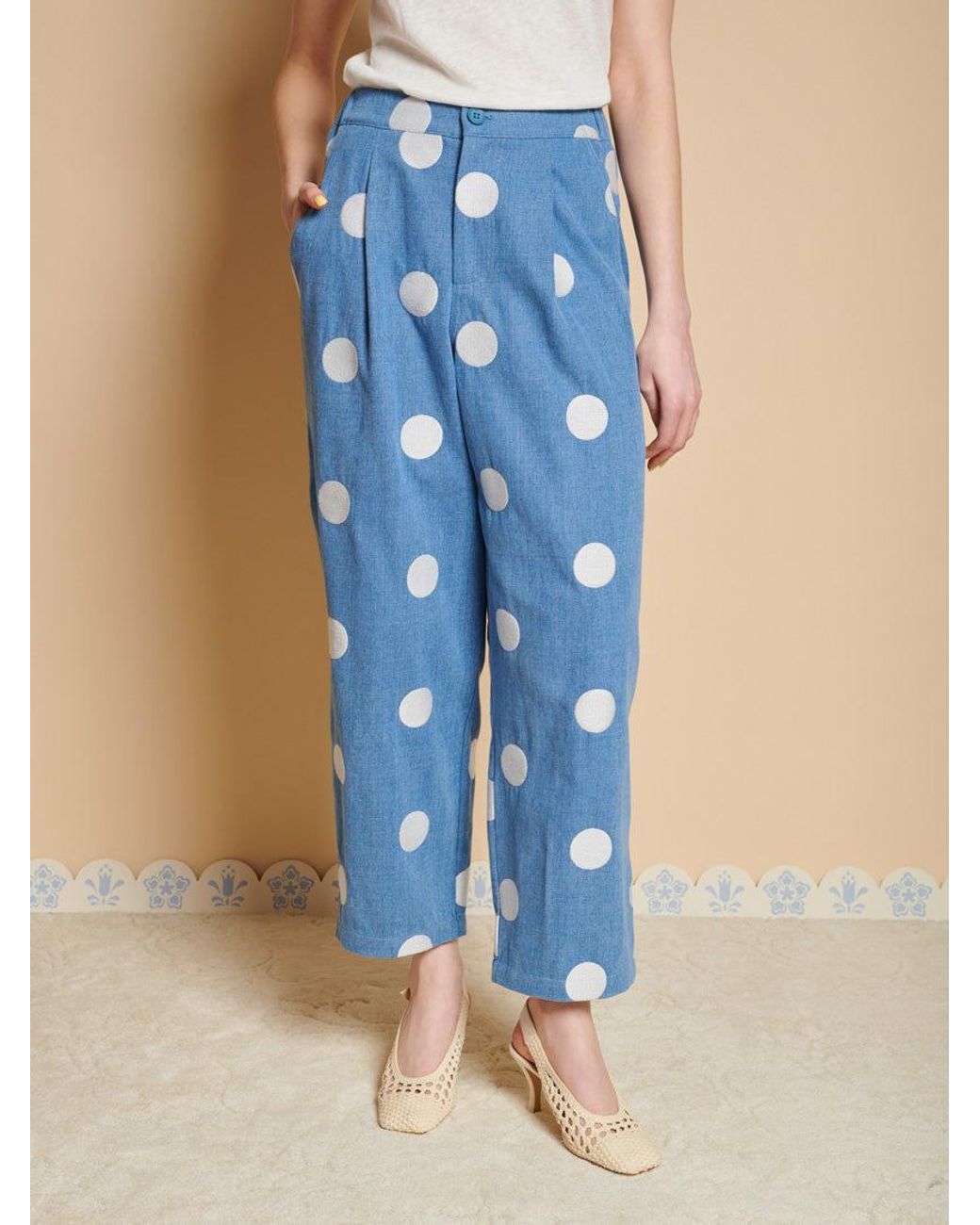 Sister Jane Blue Erik Embroidery Jeans