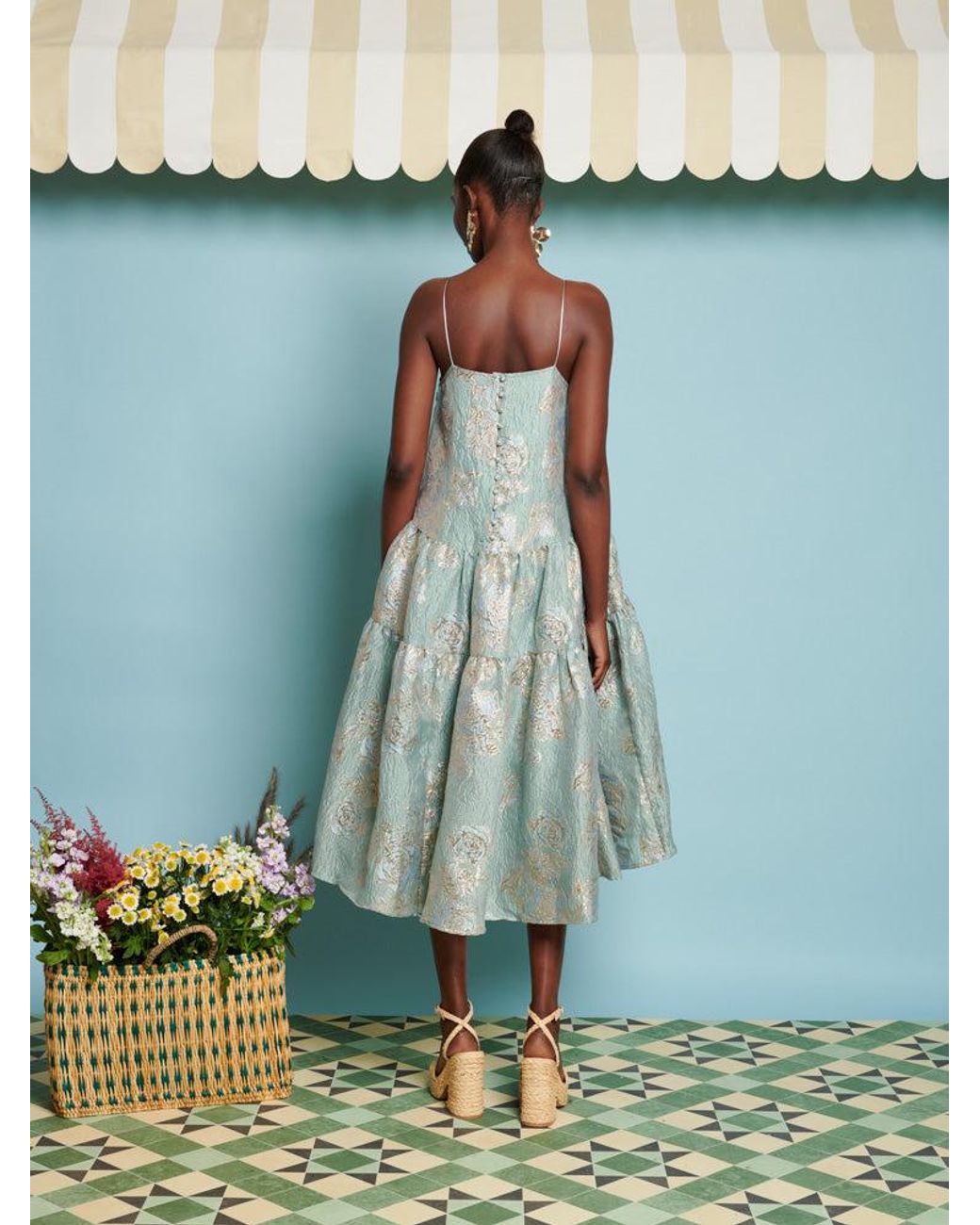希少　LUDICRUM Flower jacquard cami dress Flower jacquard cami dress LD007 – LUDICRUM