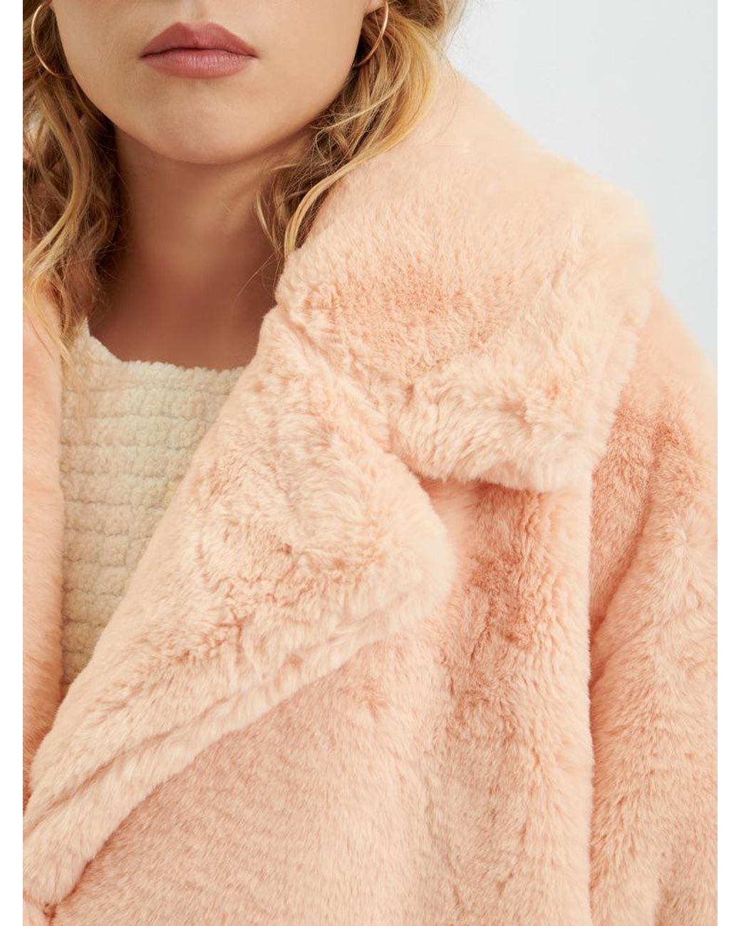 Sister Jane Natural Ghospell Veronica Faux Fur Coat