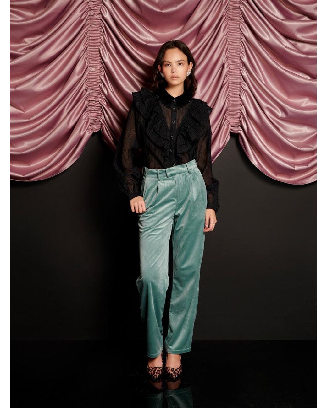 Sister Jane Multicolor Kelly Ruffle Blouse