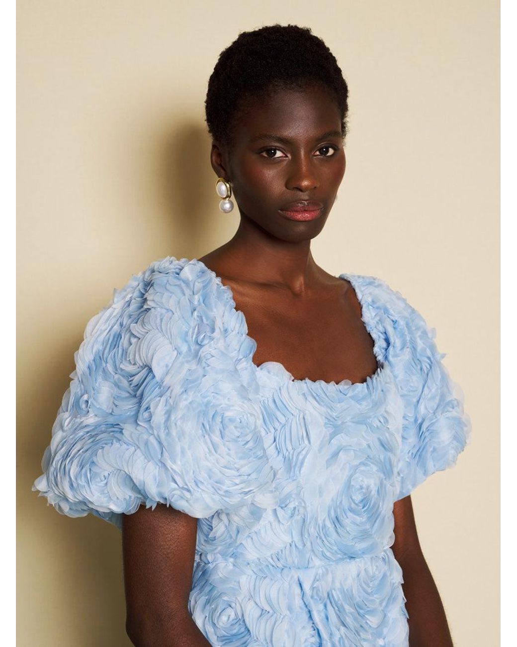 Sister Jane Blue Dream Dewdrop Tulle Maxi Dress