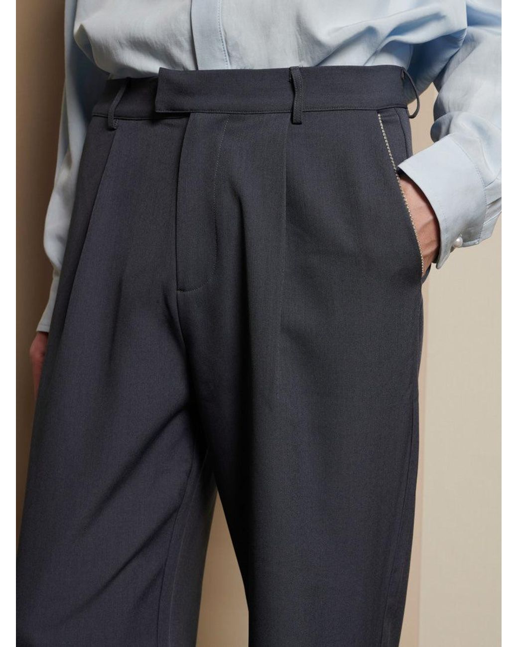 Sister Jane Multicolor Albert Trimmed Tailored Trousers