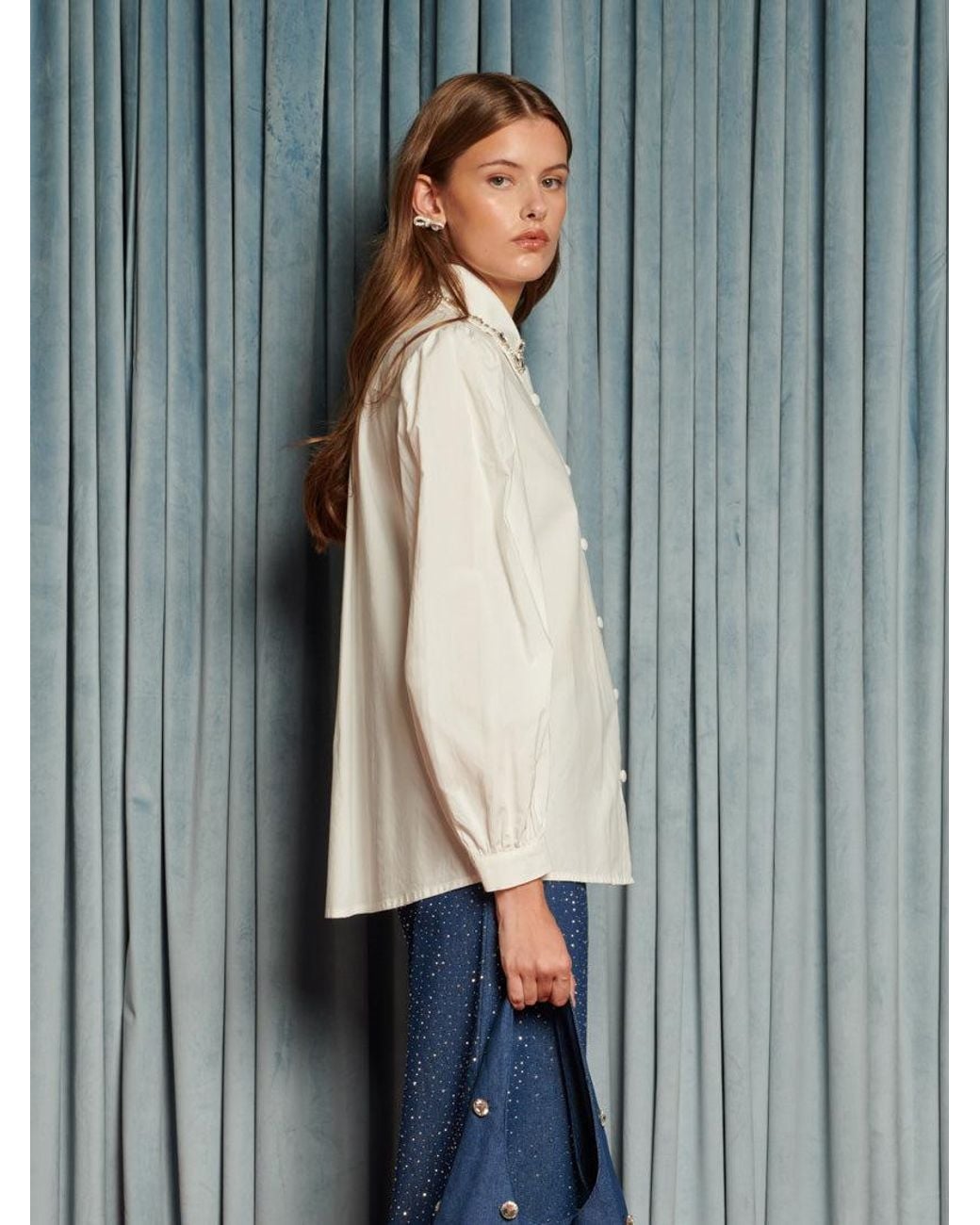 Sister Jane Gray Lantern Gem Blouse