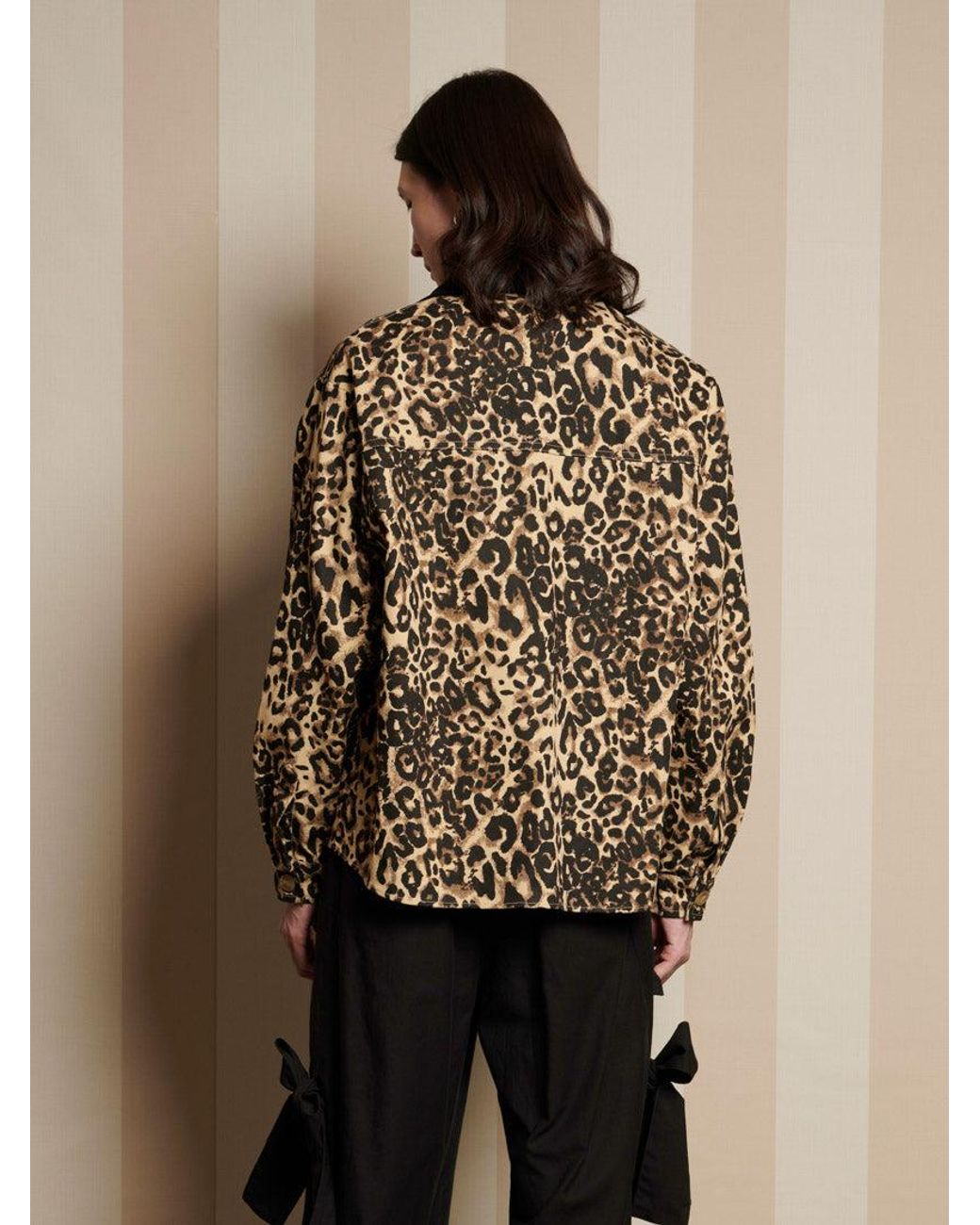 Sister Jane Natural Conrad Leopard Worker Jacket