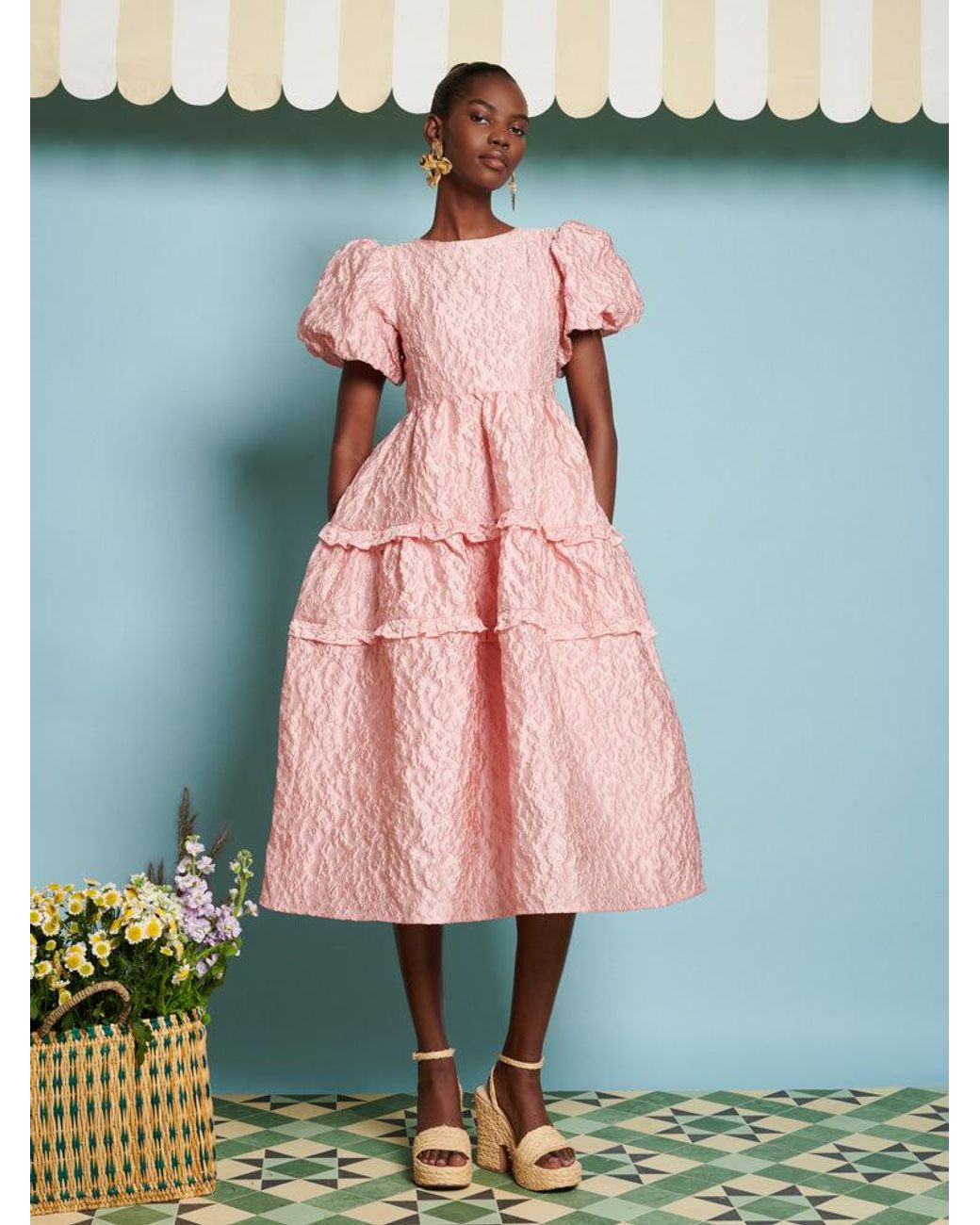 Sister Jane Dream Papaya Jacquard Midi Dress in Green | Lyst Sister Jane Dream Papaya Jacquard Midi Dress in Green | Lyst