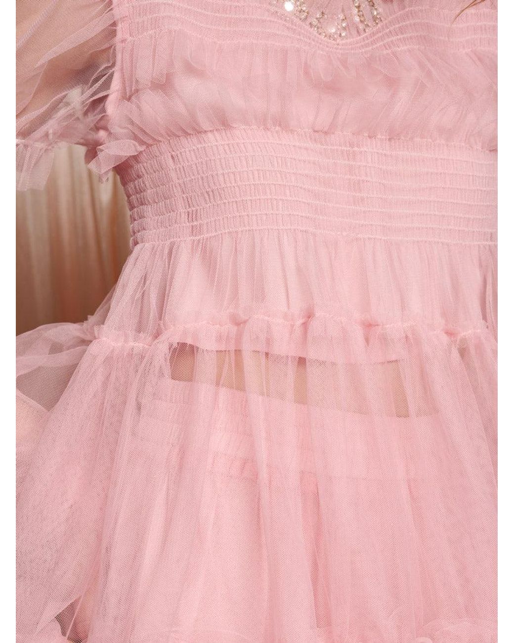 Sister Jane Pink Dream Obsession Tulle Top