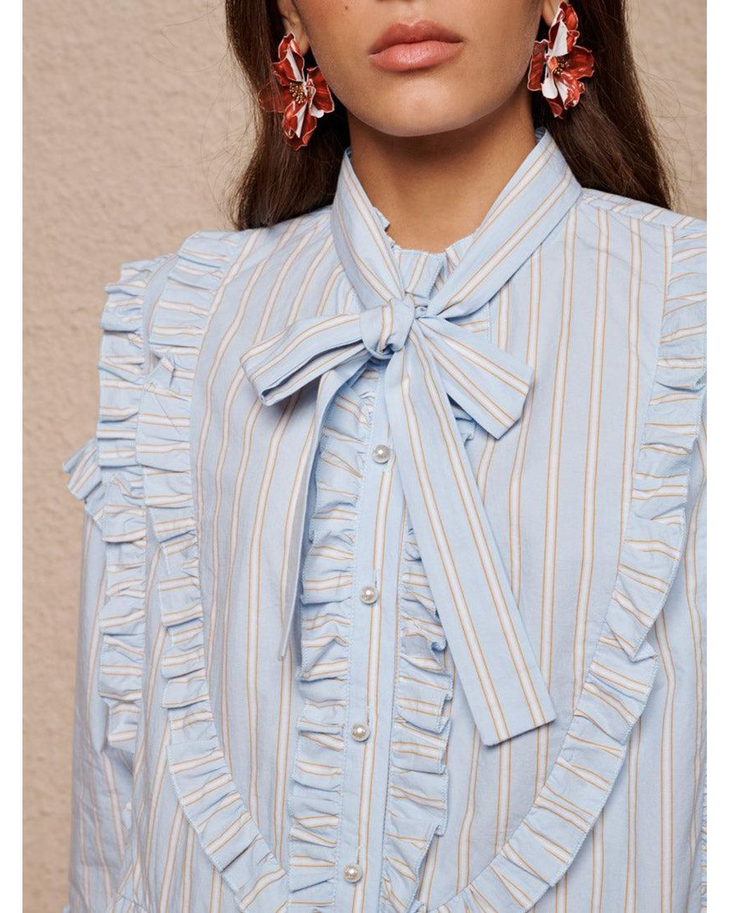 Sister Jane Blue Dawn Stripe Mini Dress