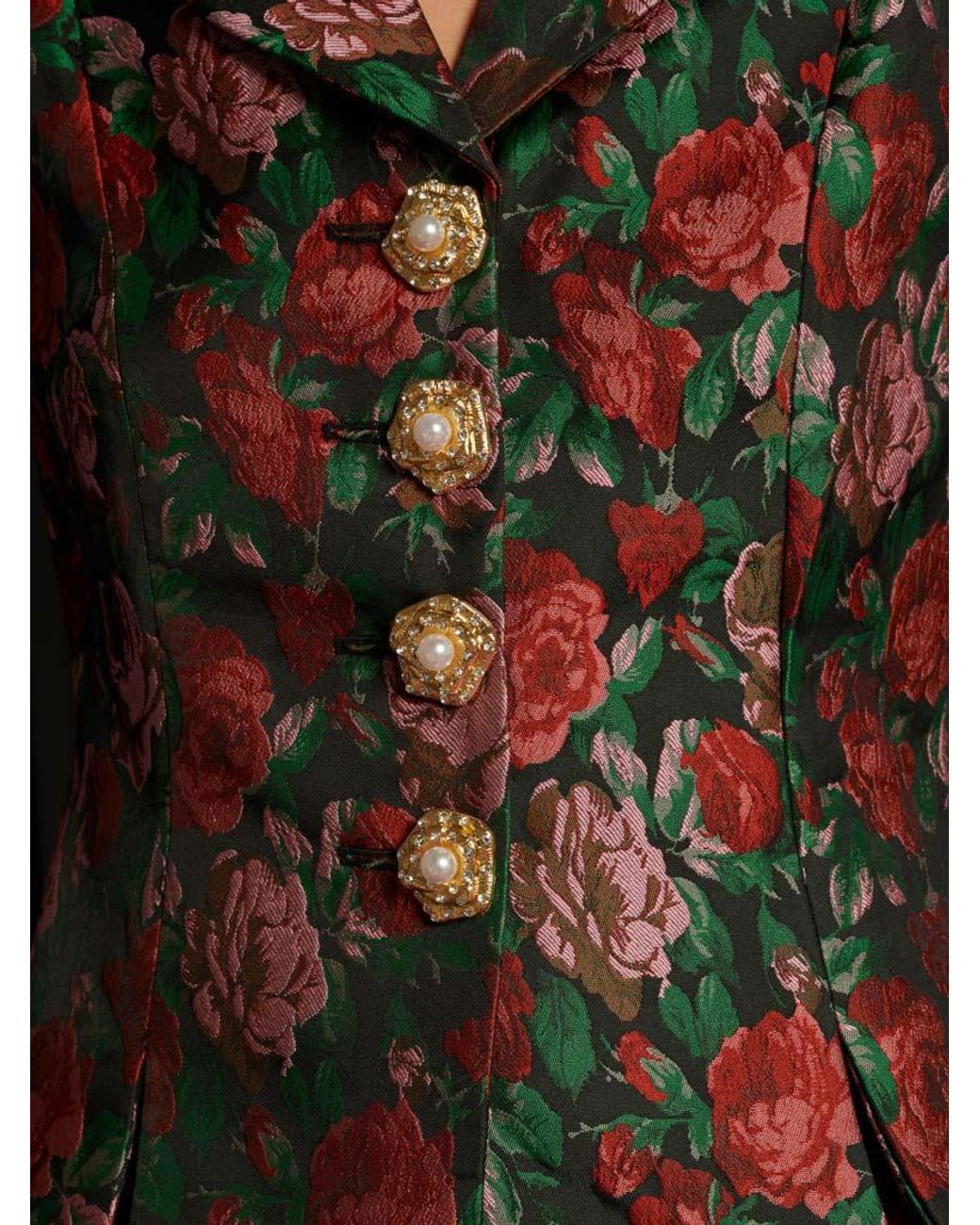 Sister Jane Gray Fantasy Jacquard Cropped Blazer