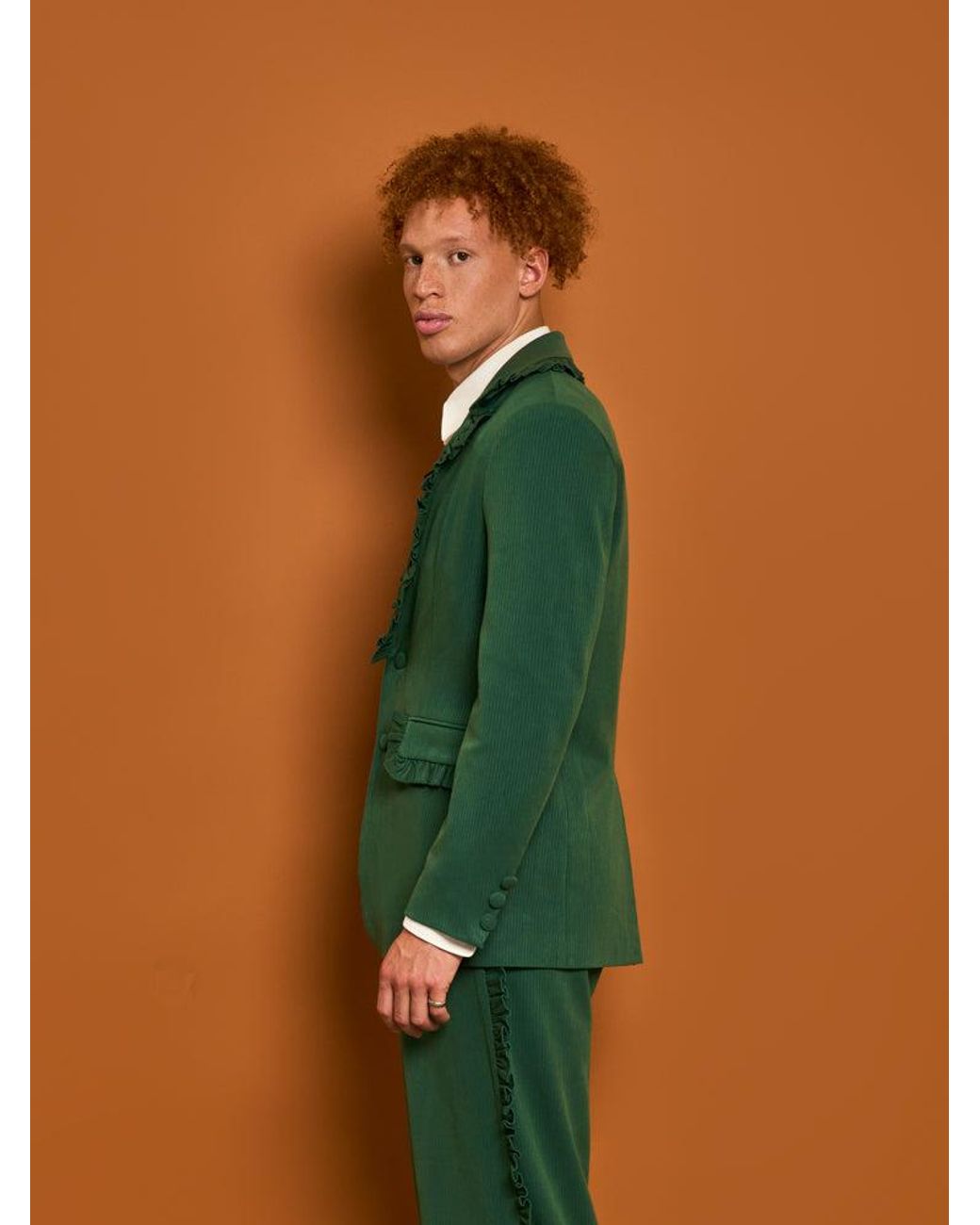 Sister Jane Green Granger Ruffle Blazer