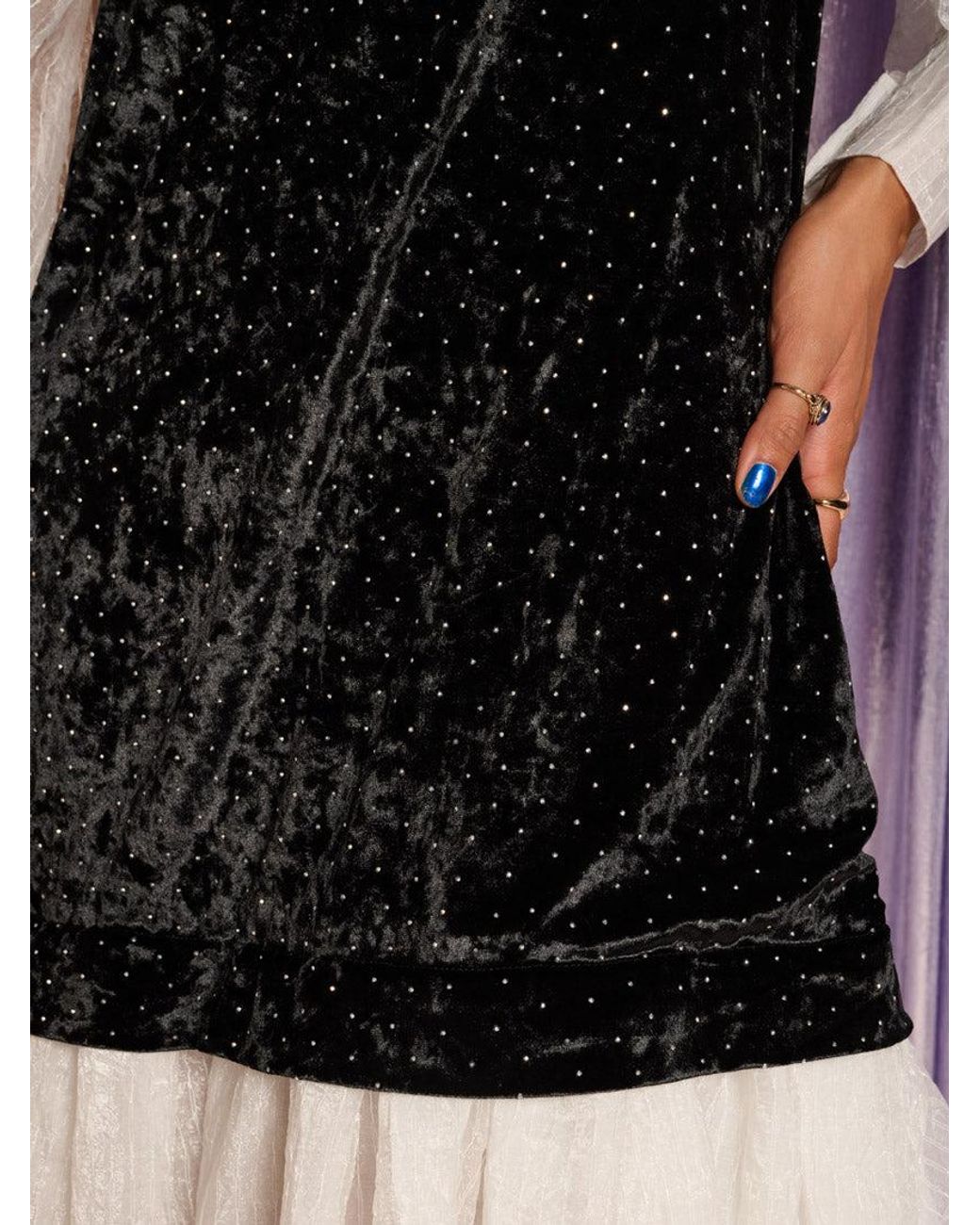 Sister Jane Pink Starlet Velvet Maxi Dress