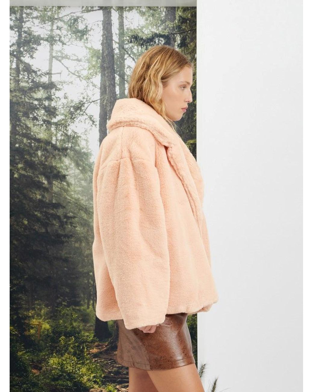Sister Jane Natural Ghospell Veronica Faux Fur Coat