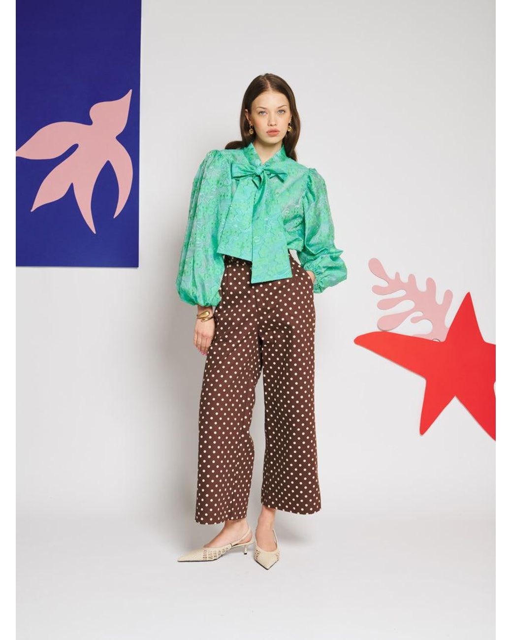 Sister Jane Multicolor Arles Polka Dot Trousers