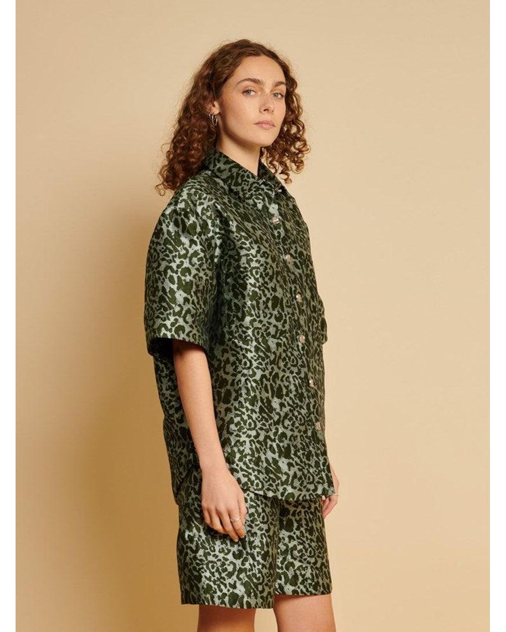 Sister Jane Green Ghospell Ebba Leopard Shirt