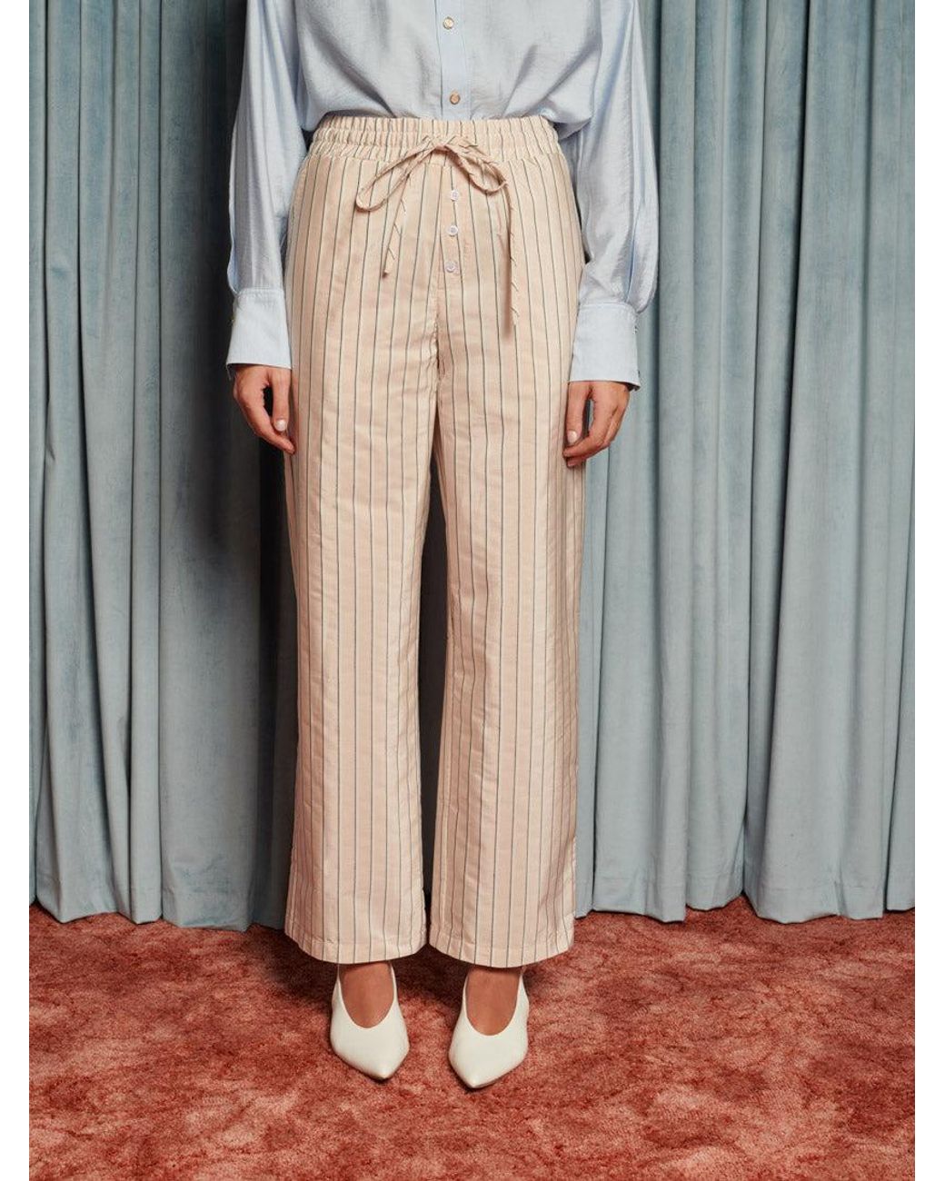 Sister Jane Green Alba Stripe Trousers