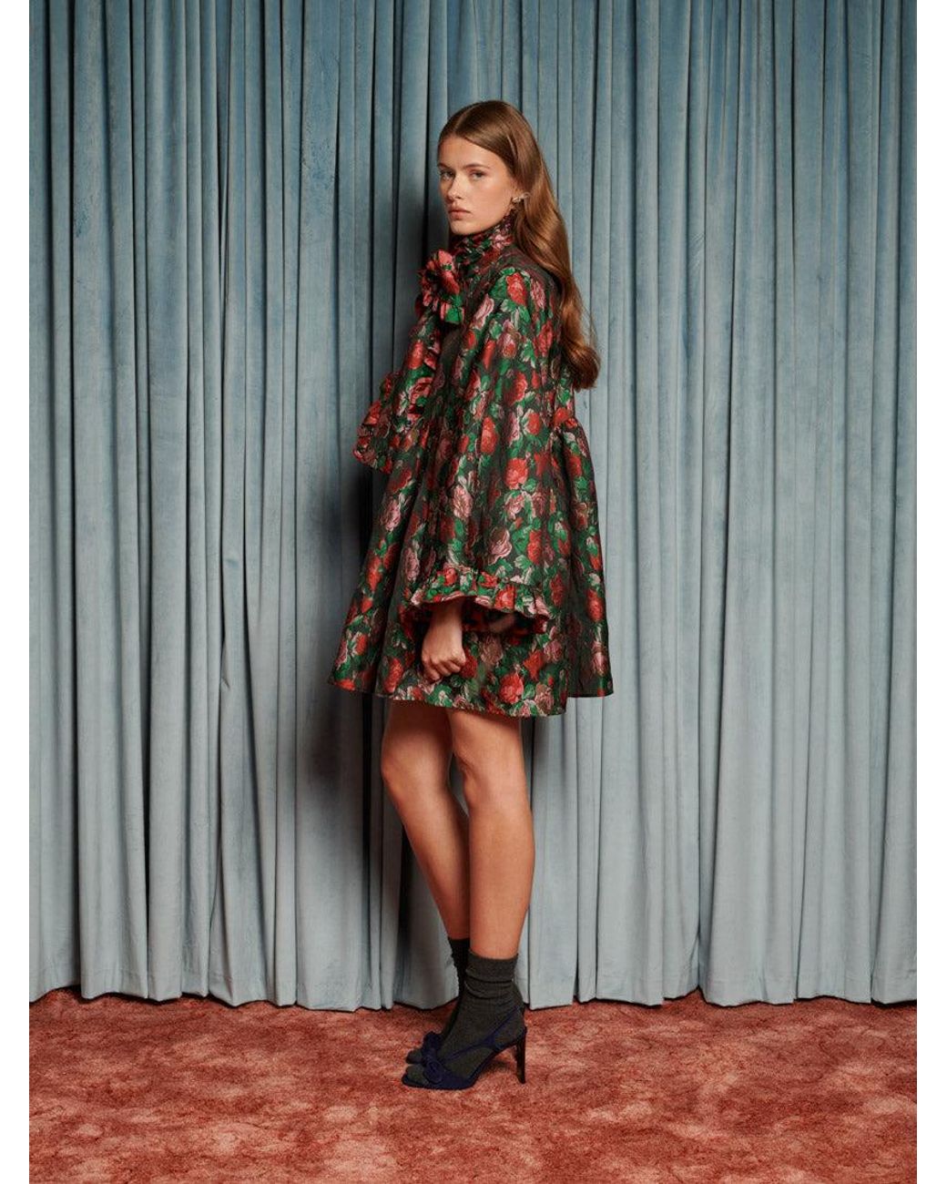 Sister Jane Gray Fantasy Jacquard Mini Dress
