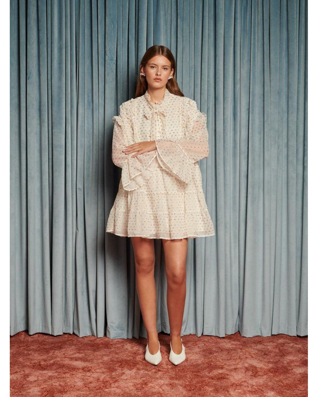 Sister Jane Natural Fanciful Mini Dress