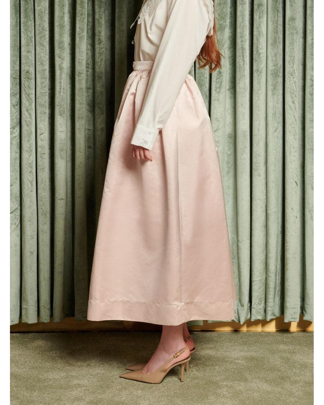 Sister Jane Natural Dream Pastiche Midi Skirt