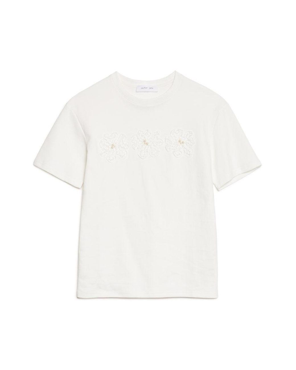 Sister Jane Blue Nell Applique T-shirt