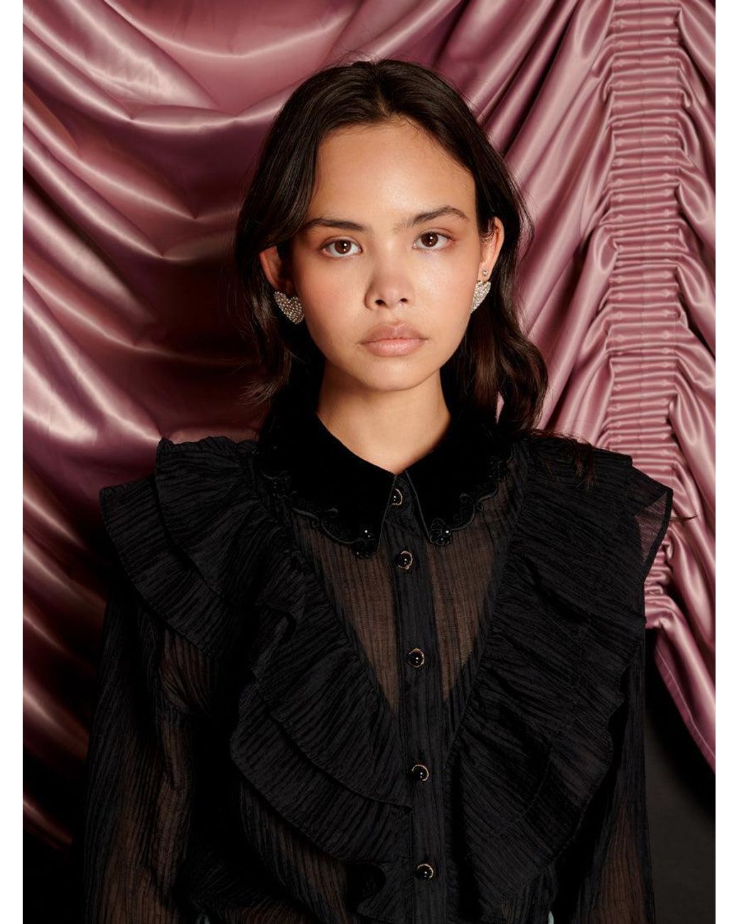 Sister Jane Multicolor Kelly Ruffle Blouse