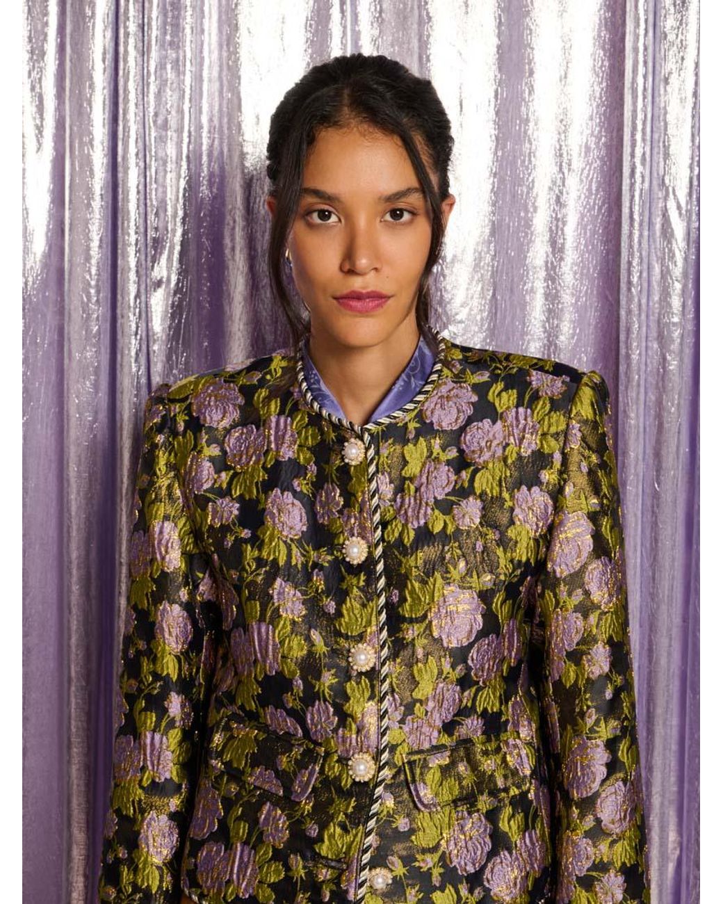 Sister Jane Multicolor Alexis Jacquard Jacket