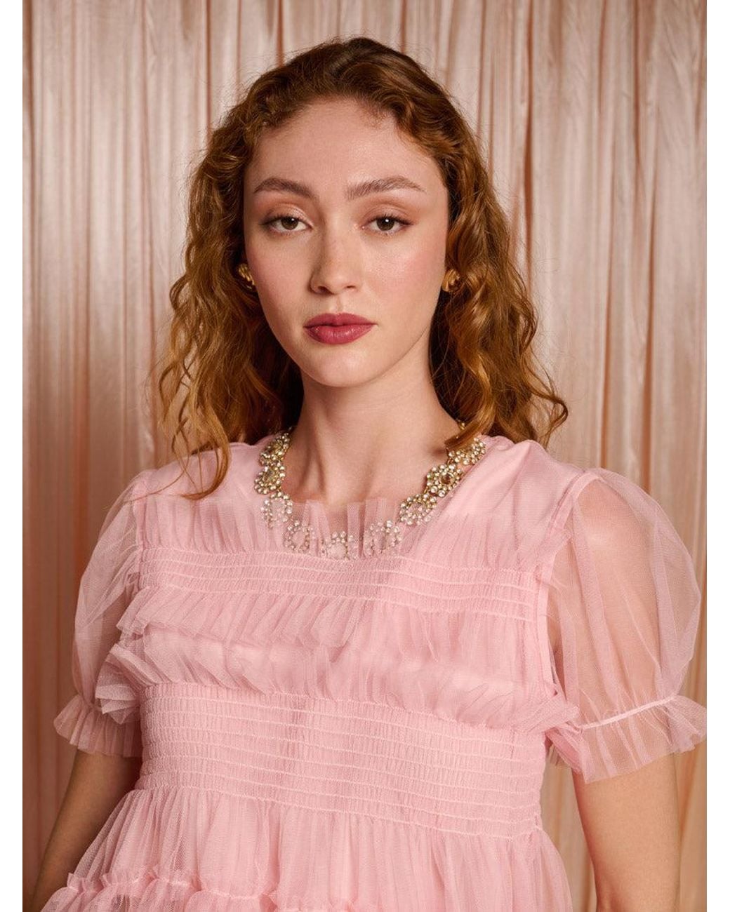 Sister Jane Pink Dream Obsession Tulle Top