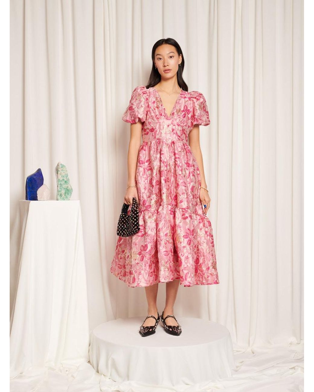 Sister Jane Pink Opal Midi Dress