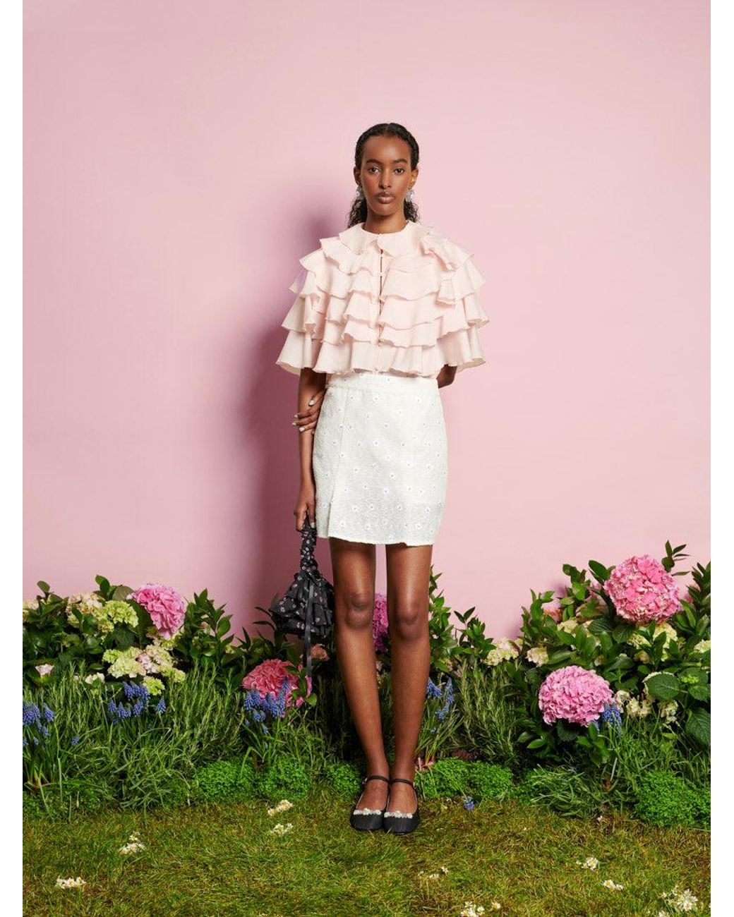 Sister Jane Green Dream Meadow Tweed Mini Skirt