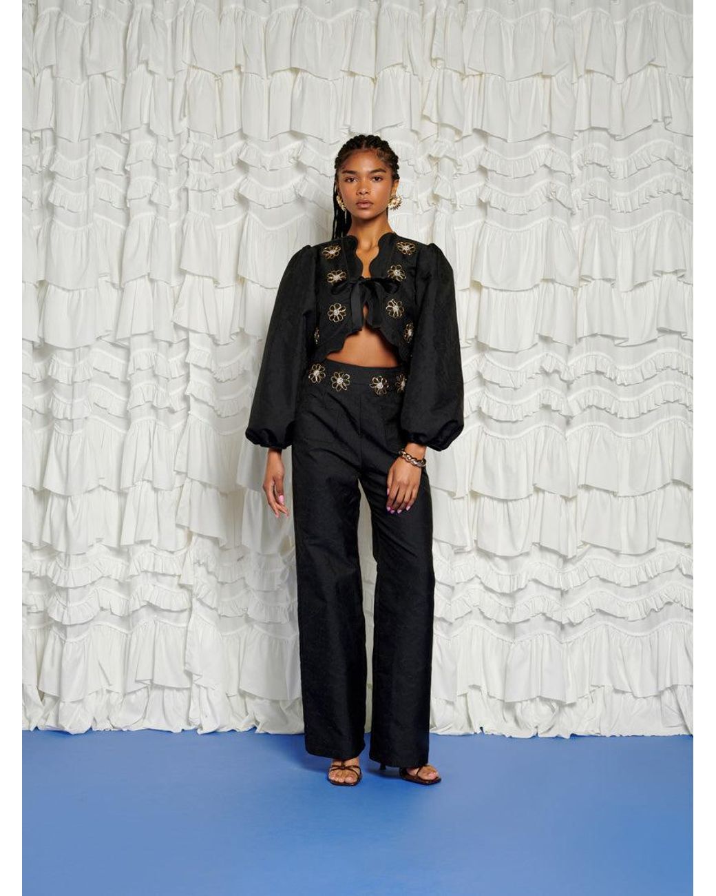 Sister Jane Black Dream Sol De Noche Beaded Jacket