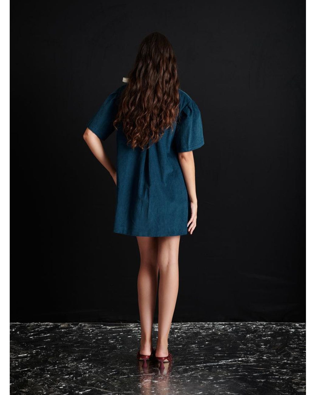 Sister Jane Black Ghospell Carmen Cord Wrap Dress