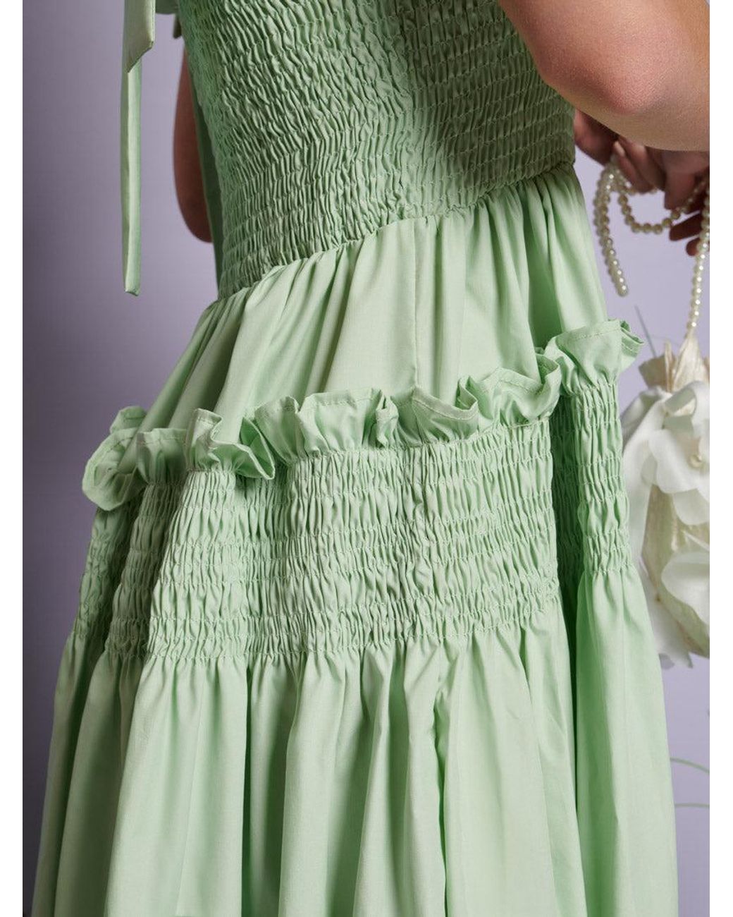 Sister Jane Green Dream Grassland Cross Straps Midi Dress