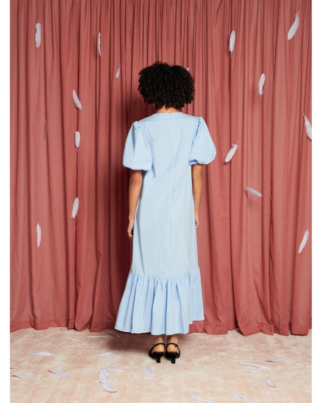 Sister Jane Red Flutter Bow Midi Dress