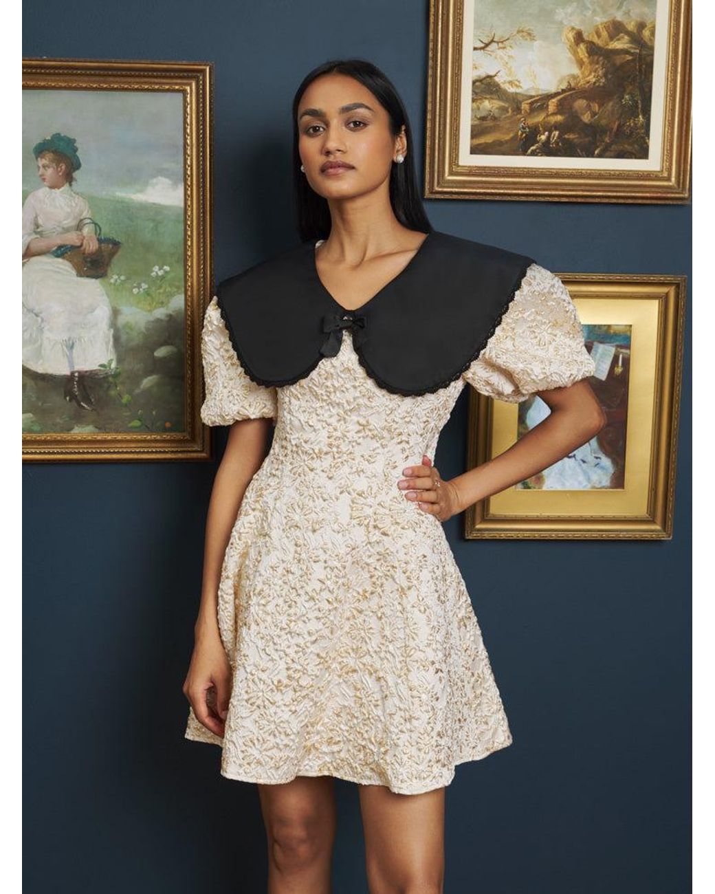 ワンピース Sister Jane Raphael Jacquard Mini Dress sister jane Raphael Jacquard Mini Dress